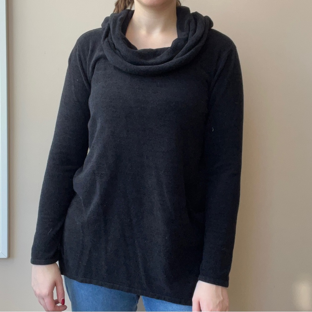 Barefoot Dreams CozyChic Ultra Light Black Sweater